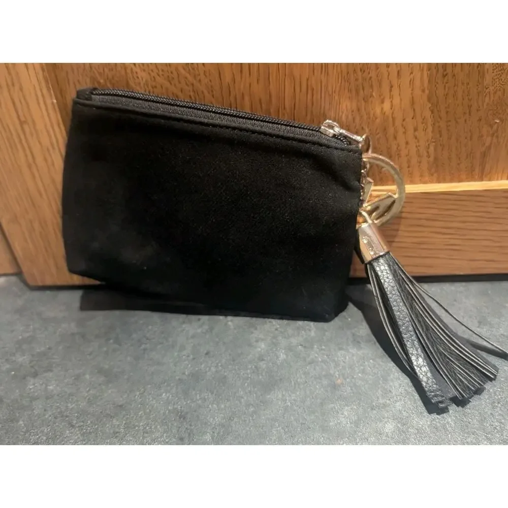 Michael Kors Black Gold Tassel Wallet